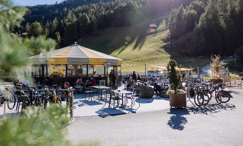 Umbrella bar Komperdell bottom station